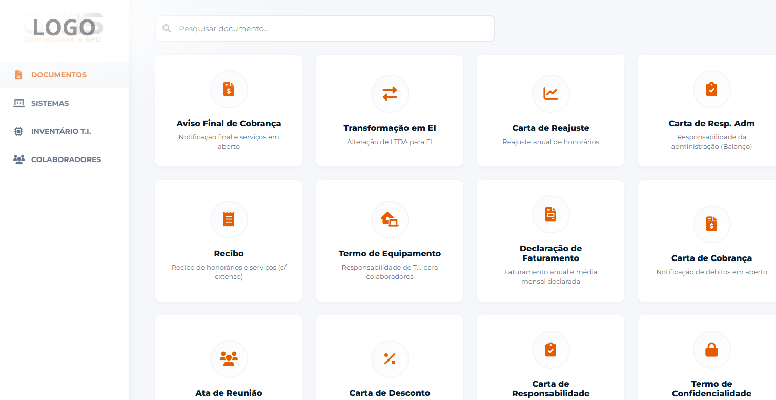 Sistema Customizado